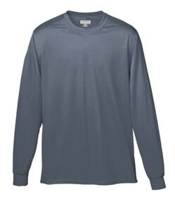 Augusta Sportswear 788 - Adult Wicking Long Sleeve T Shirt Graphite