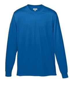 Augusta Sportswear 788 - Adult Wicking Long Sleeve T Shirt Royal blue
