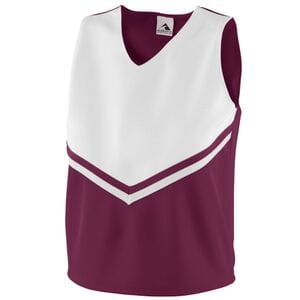 Augusta Sportswear 9111 - Girls Pride Shell Maroon/White/White
