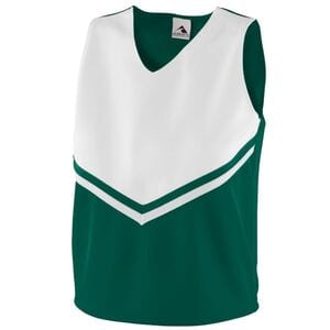 Augusta Sportswear 9111 - Girls Pride Shell Dark Green/White/White