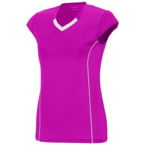 Augusta Sportswear 1218 - Ladies Blash Jersey Power Pink/White