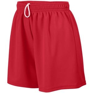 Augusta Sportswear 961 - Girls Wicking Mesh Short Red