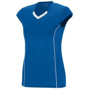 Augusta Sportswear 1219 - Girls Blash Jersey Royal/White