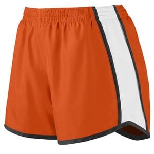 Augusta Sportswear 1265 - Ladies Pulse Short Orange/ White/ Black
