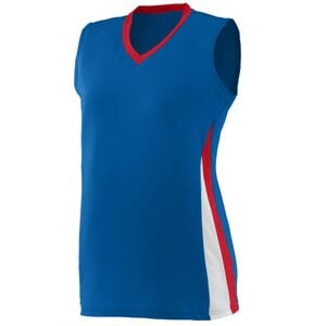 Augusta Sportswear 1355 - Ladies Tornado Jersey Royal/Red/White