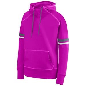 Augusta Sportswear 5440 - Ladies Spry Hoodie Power Pink/ White/ Graphite