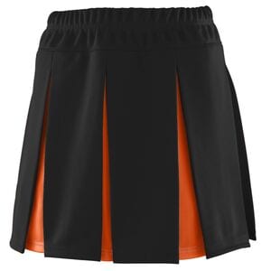 Augusta Sportswear 9116 - Girls Liberty Skirt Black/Orange