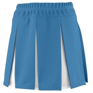 Augusta Sportswear 9116 - Girls Liberty Skirt Columbia Blue/White