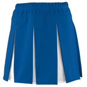 Augusta Sportswear 9116 - Girls Liberty Skirt Royal/White