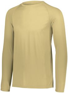 Augusta Sportswear 2796 - Youth Attain Wicking Long Sleeve Shirt Vegas Gold