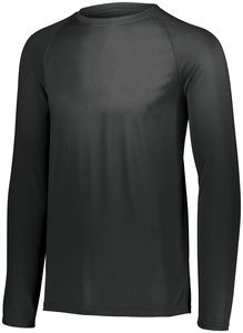 Augusta Sportswear 2796 - Youth Attain Wicking Long Sleeve Shirt Black