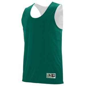 Augusta Sportswear 149 - Youth Reversible Wicking Tank Dark Green/White