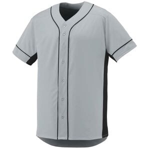 Augusta Sportswear 1660 - Slugger Jersey Silver/Black