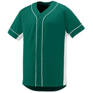 Augusta Sportswear 1661 - Youth Slugger Jersey Dark Green/White