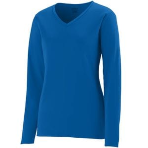 Augusta Sportswear 1788 - Ladies Long Sleeve Wicking T Shirt Royal blue