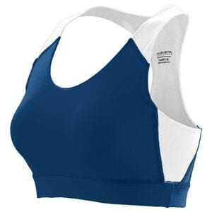 Augusta Sportswear 2417 - Ladies All Sport Sports Bra Navy/White