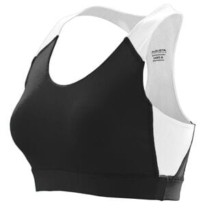 Augusta Sportswear 2417 - Ladies All Sport Sports Bra Black/White