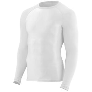 Augusta Sportswear 2604 - Hyperform Compression Long Sleeve Shirt White