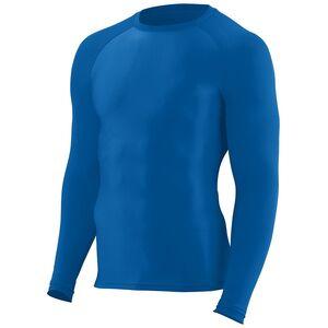 Augusta Sportswear 2604 - Hyperform Compression Long Sleeve Shirt Royal blue