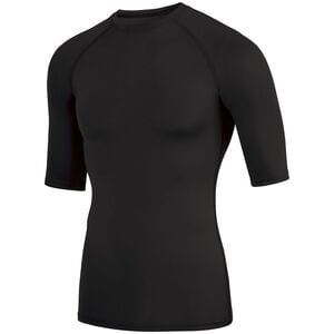 Augusta Sportswear 2606 - Hyperform Compression Half Sleeve Shirt Black