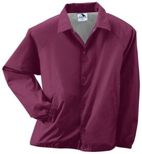 Augusta Sportswear 3100 - Nylon Coach's Jacket/Lined Maroon