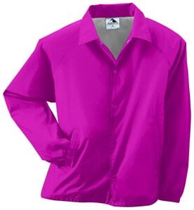 Augusta Sportswear 3100 - Nylon Coach's Jacket/Lined Power Pink