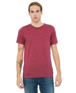 BELLA+CANVAS B3001CVC - Unisex Heather CVC Short Sleeve Tee Heather Raspberry