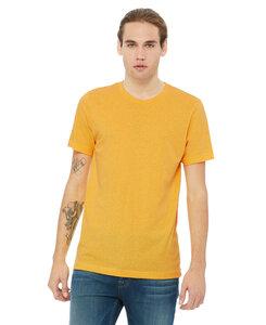 BELLA+CANVAS B3001CVC - Unisex Heather CVC Short Sleeve Tee Heather Yellow Gold