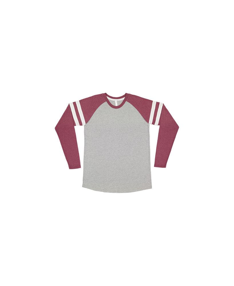 LAT LA6934 - LAT Men's Gameday Mash-Up Long Sleeve Vintage Fine Jersey Tee