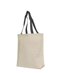 Liberty Bags LB9868 - Jennifer Cotton Canvas Tote Natural/Black