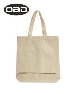 Liberty Bags OAD106 - OAD Medium 12 oz Gusseted Tote Natural