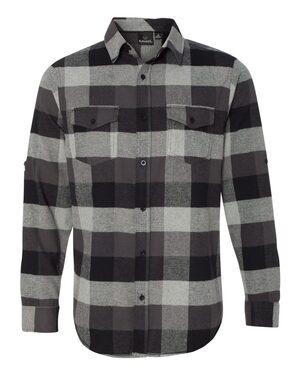 Burnside 8210 - MENS WOVEN PLAID FLANNEL