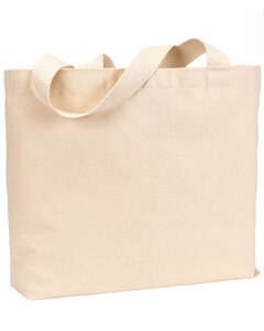 Bayside BS600 - Cotton Canvas Jumbo Tote Natural