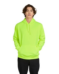 US Blanks US5412 - Unisex Made in USA Neon Pullover Hooded Sweatshirt Safety Yellow