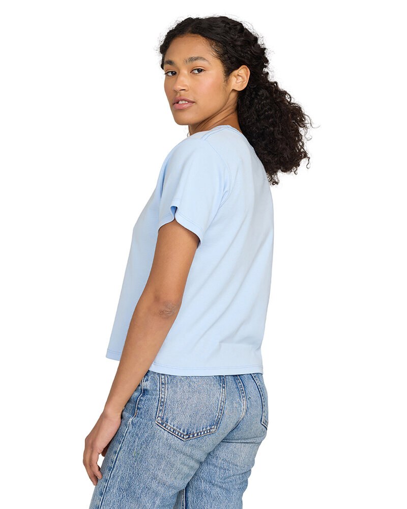 US Blanks US531OR - Ladies Organic Baby Rib Crop T-Shirt