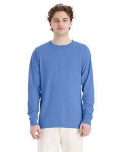 ComfortWash by Hanes GDH200 - Unisex Garment-Dyed Long-Sleeve T-Shirt Porch Blue
