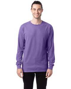 ComfortWash by Hanes GDH200 - Unisex Garment-Dyed Long-Sleeve T-Shirt Lavender
