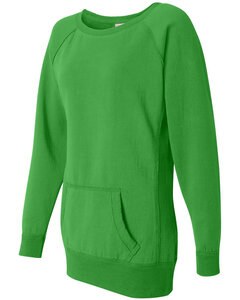 J. America JA8918 - Ladies Tunic Sweatshirt Lime
