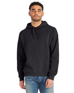 ComfortWash by Hanes GDH450 - Unisex Pullover Hooded Sweatshirt Black