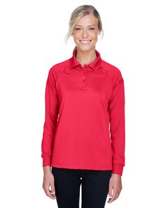 Harriton M211LW - Ladies Advantage Snag Protection Plus Long-Sleeve Tactical Polo Red