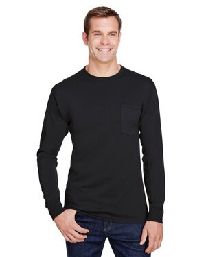 Hanes W120 - Adult Workwear Long-Sleeve Pocket T-Shirt