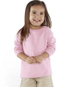 Rabbit Skins RS3302 - Toddler Long-Sleeve Fine Jersey T-Shirt Pink