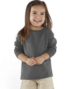 Rabbit Skins RS3302 - Toddler Long-Sleeve Fine Jersey T-Shirt Charcoal