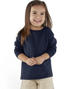 Rabbit Skins RS3302 - Toddler Long-Sleeve Fine Jersey T-Shirt Navy