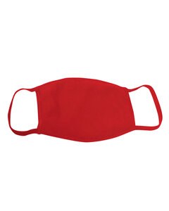 Bayside 1941BY - Youth Face Mask Red