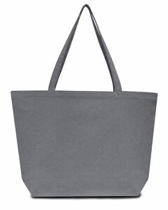 Liberty Bags LB8507 - Seaside Cotton Pigment-Dyed Large Tote Grey
