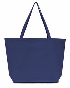 Liberty Bags LB8507 - Seaside Cotton Pigment-Dyed Large Tote Washed Navy