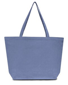 Liberty Bags LB8507 - Seaside Cotton Pigment-Dyed Large Tote Blue Jean