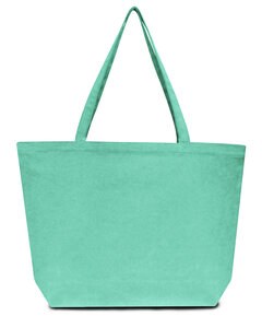 Liberty Bags LB8507 - Seaside Cotton Pigment-Dyed Large Tote Sea Glass Green