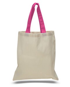 OAD OAD105 - Contrasting Handles Tote Hot Pink